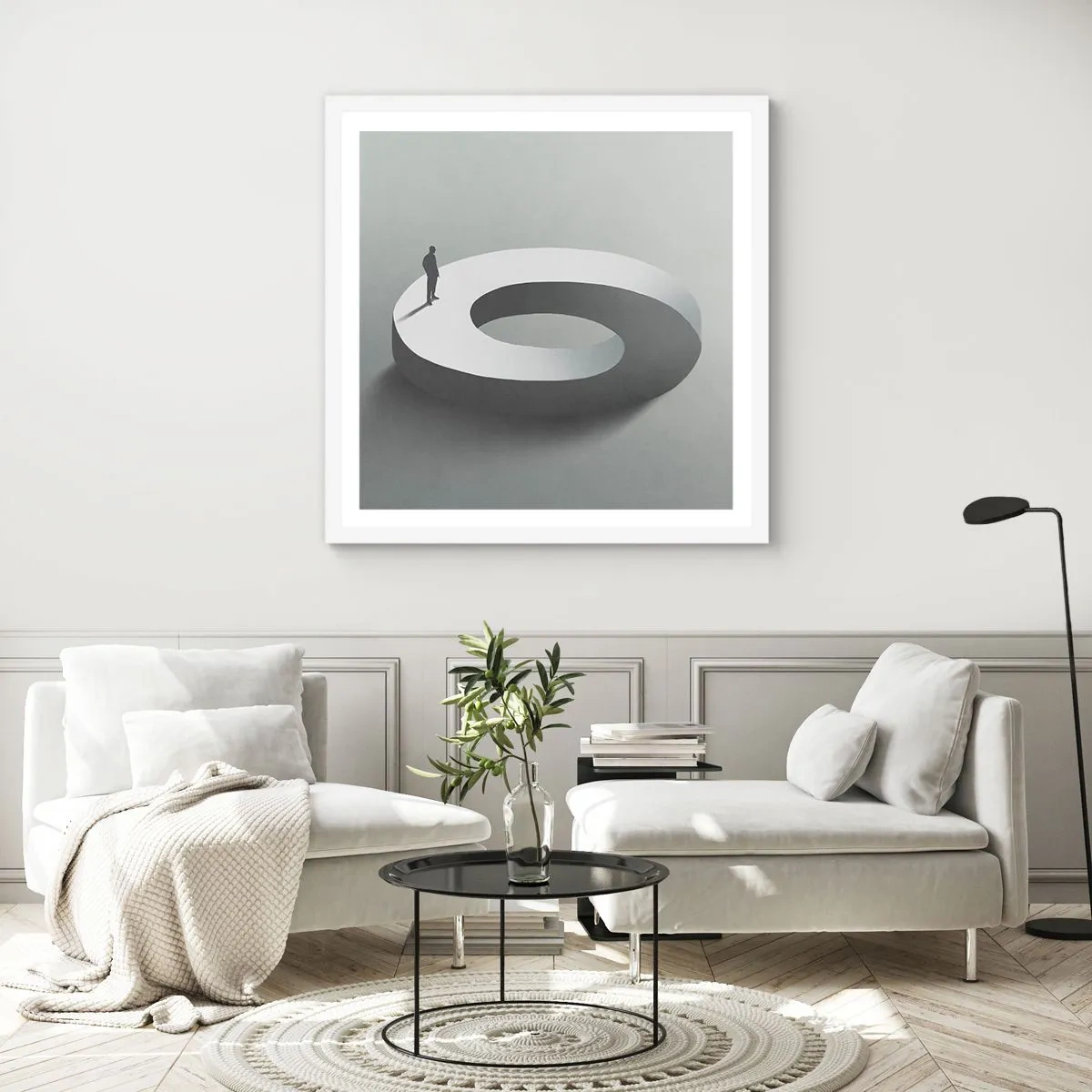 Plakát v bílém rámu - To pochopíš - 60x60 cm