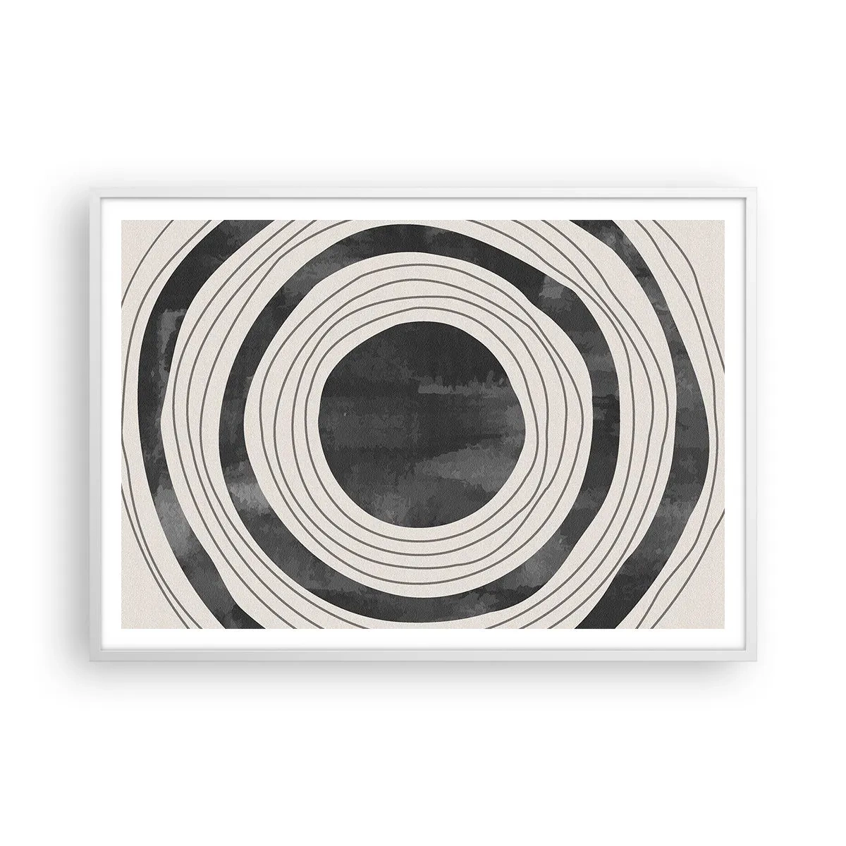 Plakát v bílém rámu - Přesný zásah - 100x70 cm