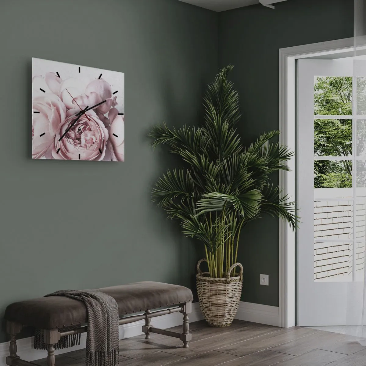 Nástěnné hodiny - Pro romantiky - 30x30 cm