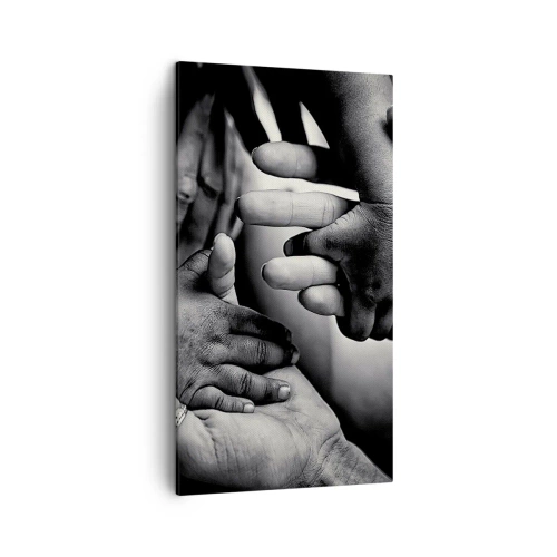 Obraz na plátně - Být člověkem - 45x80 cm