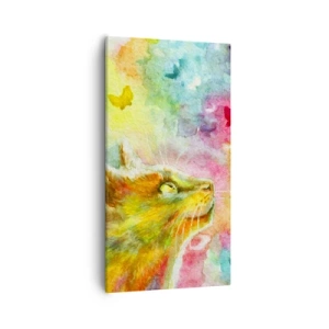 Obraz na plátně - Vymýšlí nesmysly v kočičím ráji - 55x100 cm