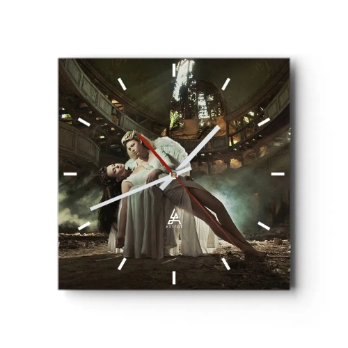 Nástěnné hodiny - Duch starého divadla - 30x30 cm