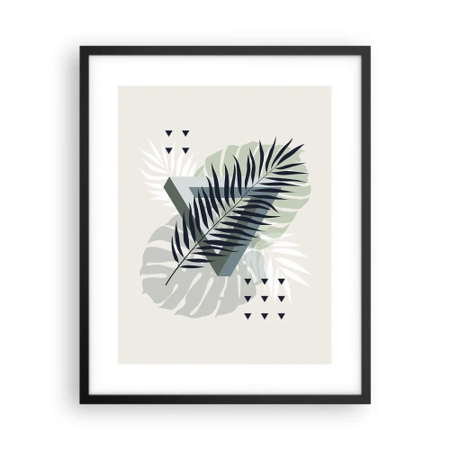 Plakát v černém rámu - Příroda a geometrie – dva řády? - 40x50 cm