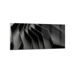 Obraz na skle - Prostorový pořádek - 120x50 cm