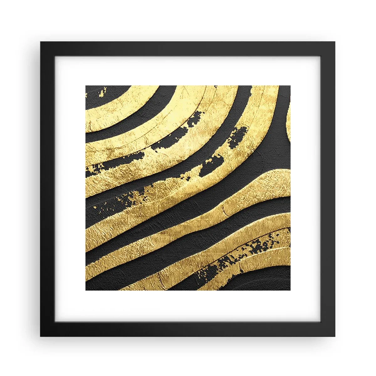 Plakát v černém rámu - Vše plyne - 30x30 cm