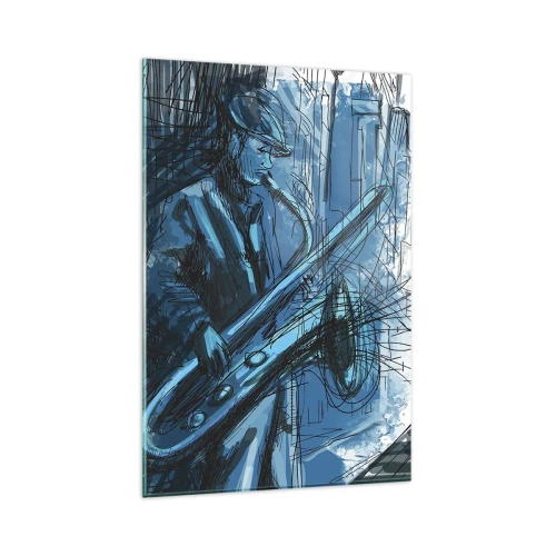 Obraz na skle - Městská rapsodie - 80x120 cm