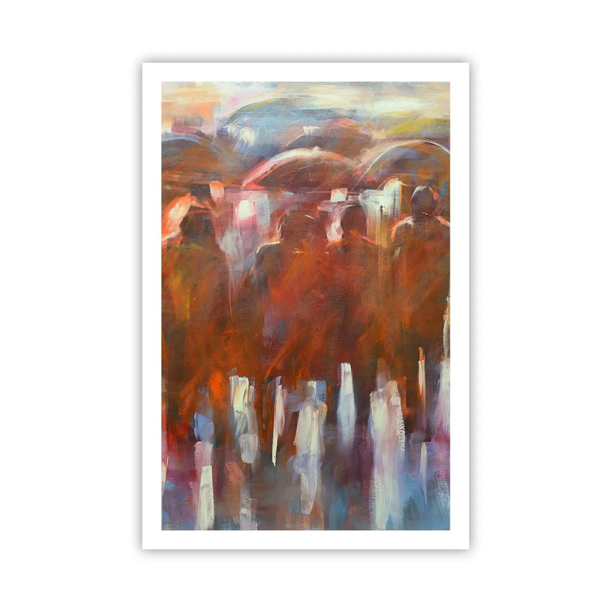 Plakát - Rovnocenní v dešti a mlze - 61x91 cm