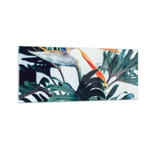 Obraz na skle - Ptákeř - 100x40 cm