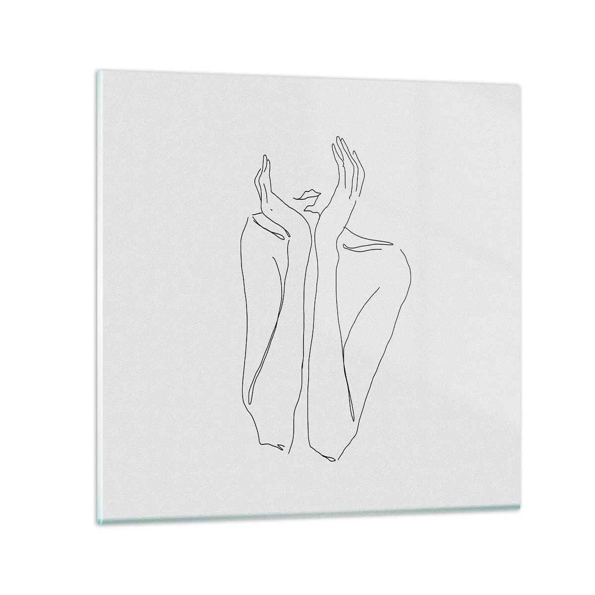 Obraz na skle - O čem sní dívky - 70x70 cm