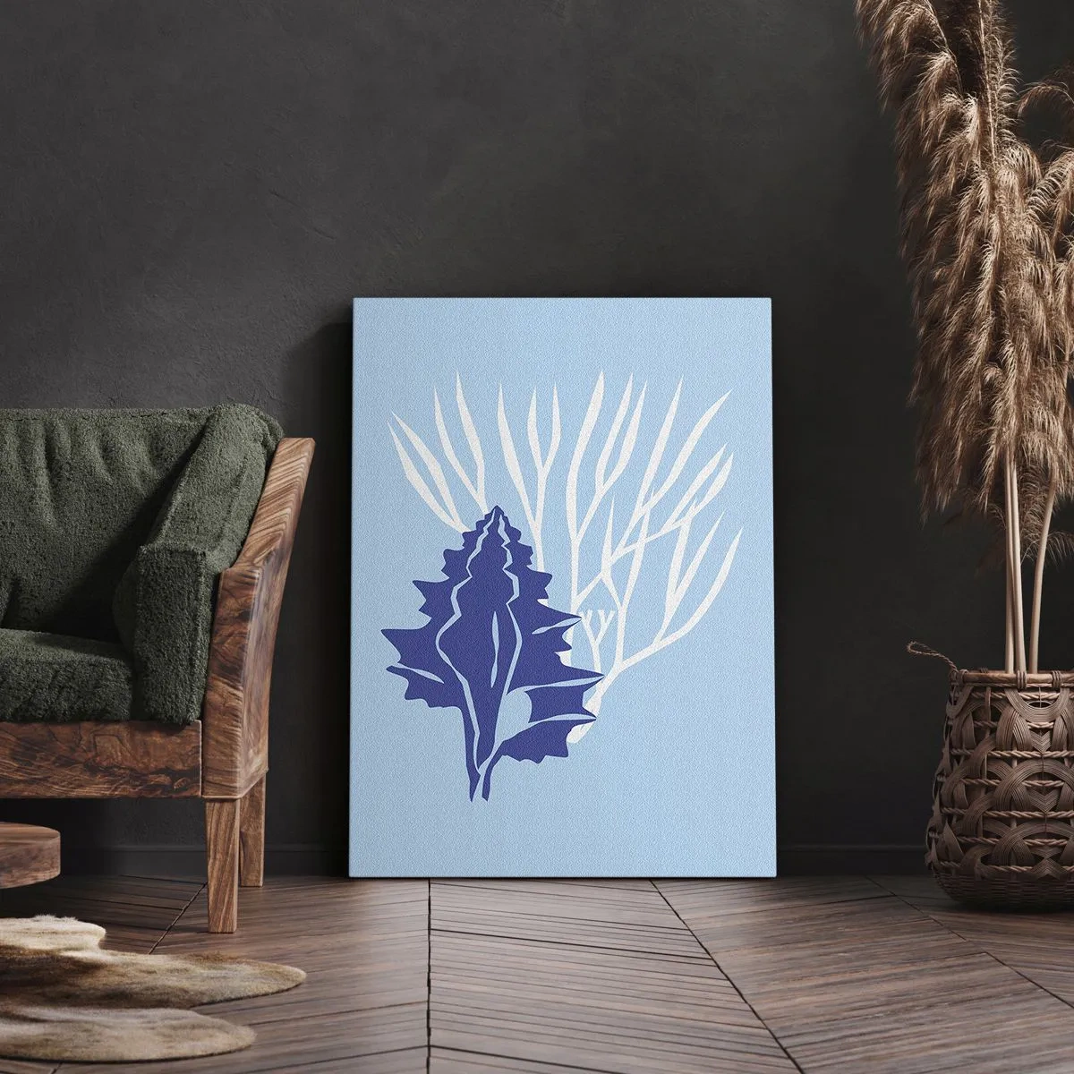 Obraz na plátně - Listové formy - 70x100 cm