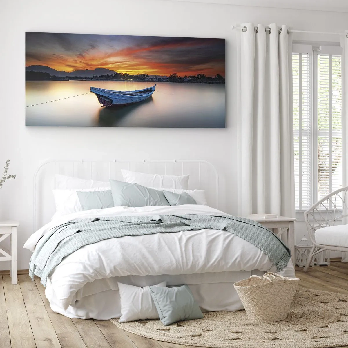 Obraz na plátně - Blíží se dobrá noc - 160x50 cm