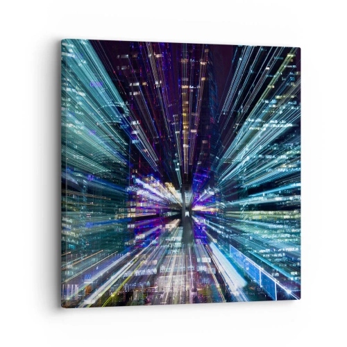 Obraz na plátně - Přechod do hyperprostoru - 30x30 cm