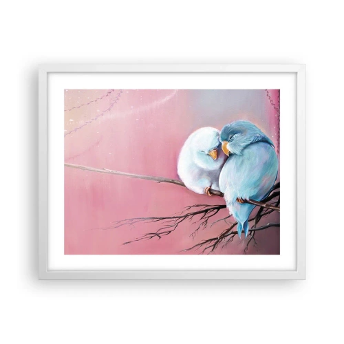 Plakát v bílém rámu - Co k tomu dodat?… - 50x40 cm