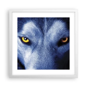 Plakát v bílém rámu - Fascinující pohled - 40x40 cm