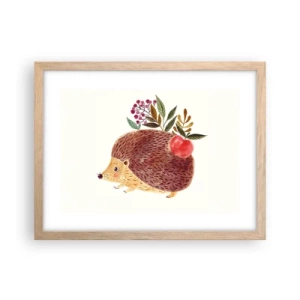 Plakát v rámu světlý dub - A už mě máš rád - 40x30 cm