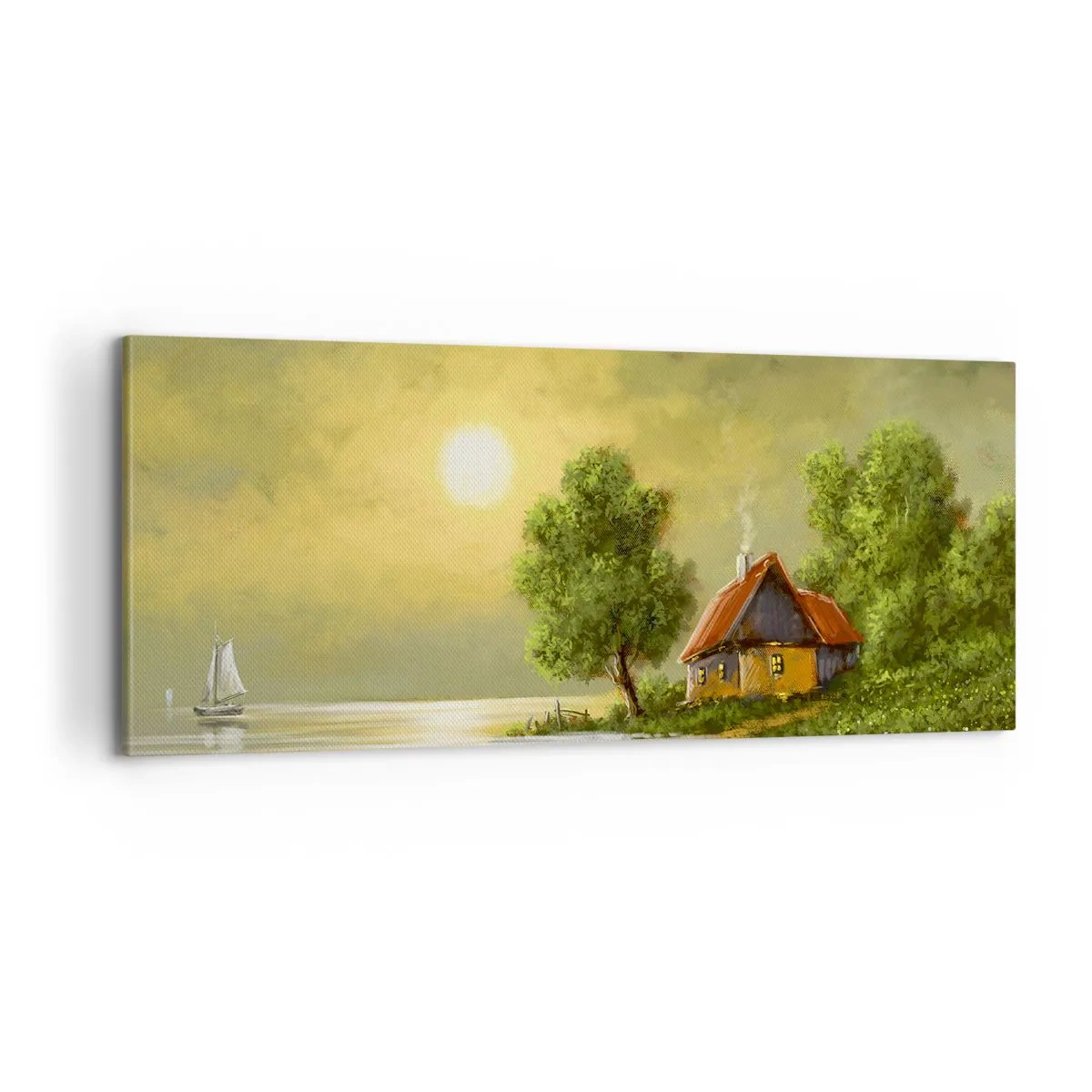 Obraz na plátně - Krásně, jako z obrázku - 100x40 cm