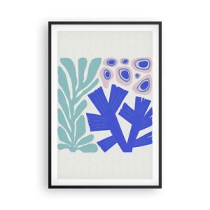 Plakát v černém rámu - Podvodní zahrada - 61x91 cm