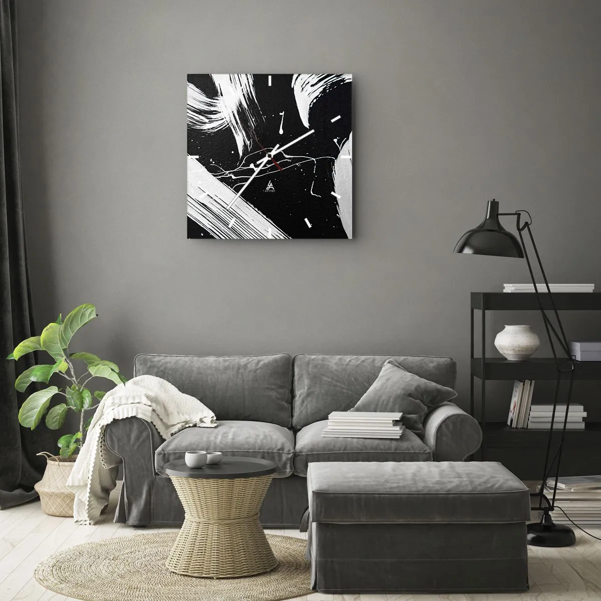 Nástěnné hodiny - Prolomit temnotu - 30x30 cm