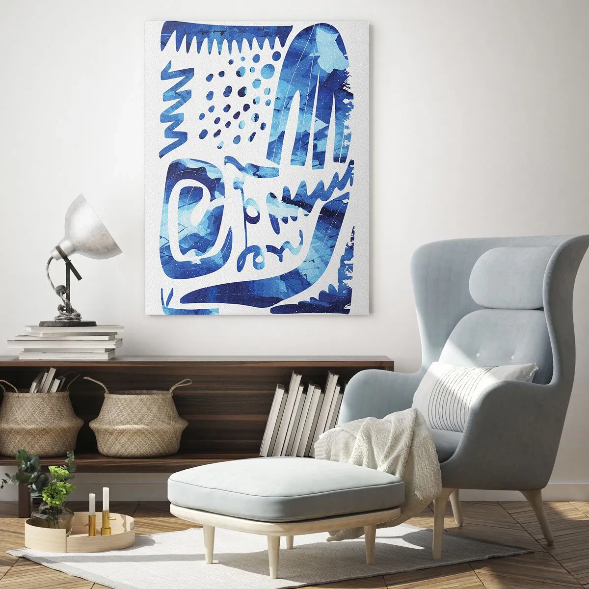 Obraz na skle - Zpět ke kořenům - 50x70 cm