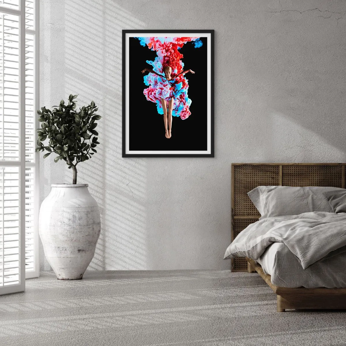 Plakát v černém rámu - V plném květu - 40x50 cm