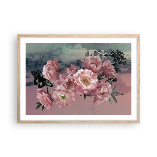 Plakát v rámu světlý dub - Vrchol romantismu - 70x50 cm