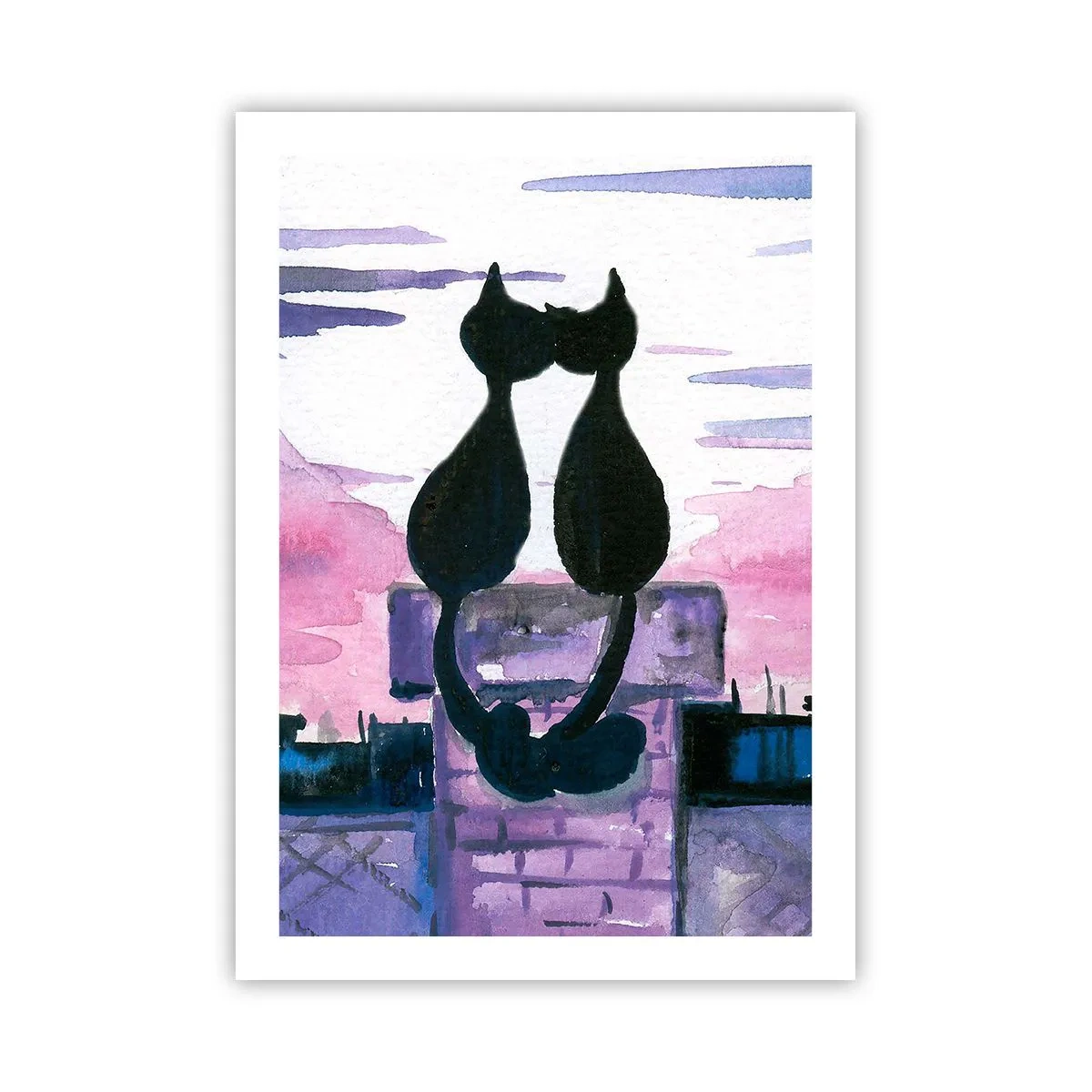 Plakát - Rendez-vous pod měsíčkem - 50x70 cm