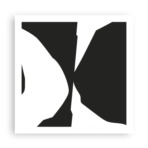 Plakát - Positive-negative - 60x60 cm