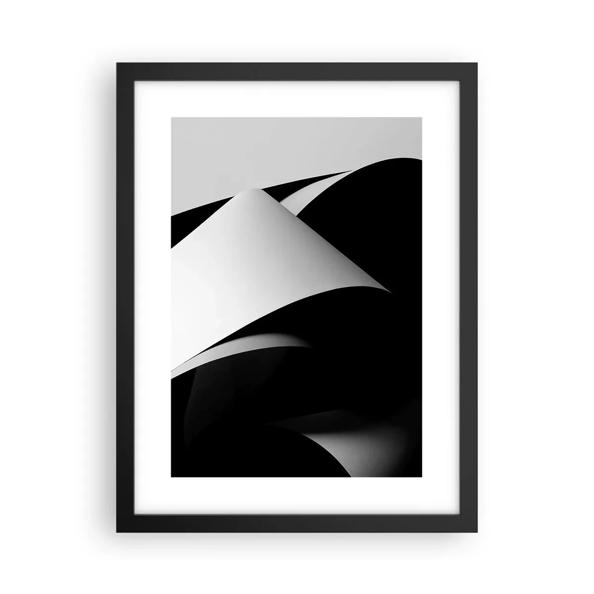 Plakát v černém rámu - Světlo z hlubin stínu - 30x40 cm
