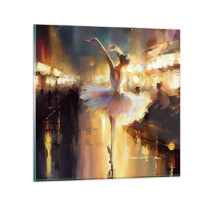 Obraz na skle - Zázrak na ulici - 70x70 cm