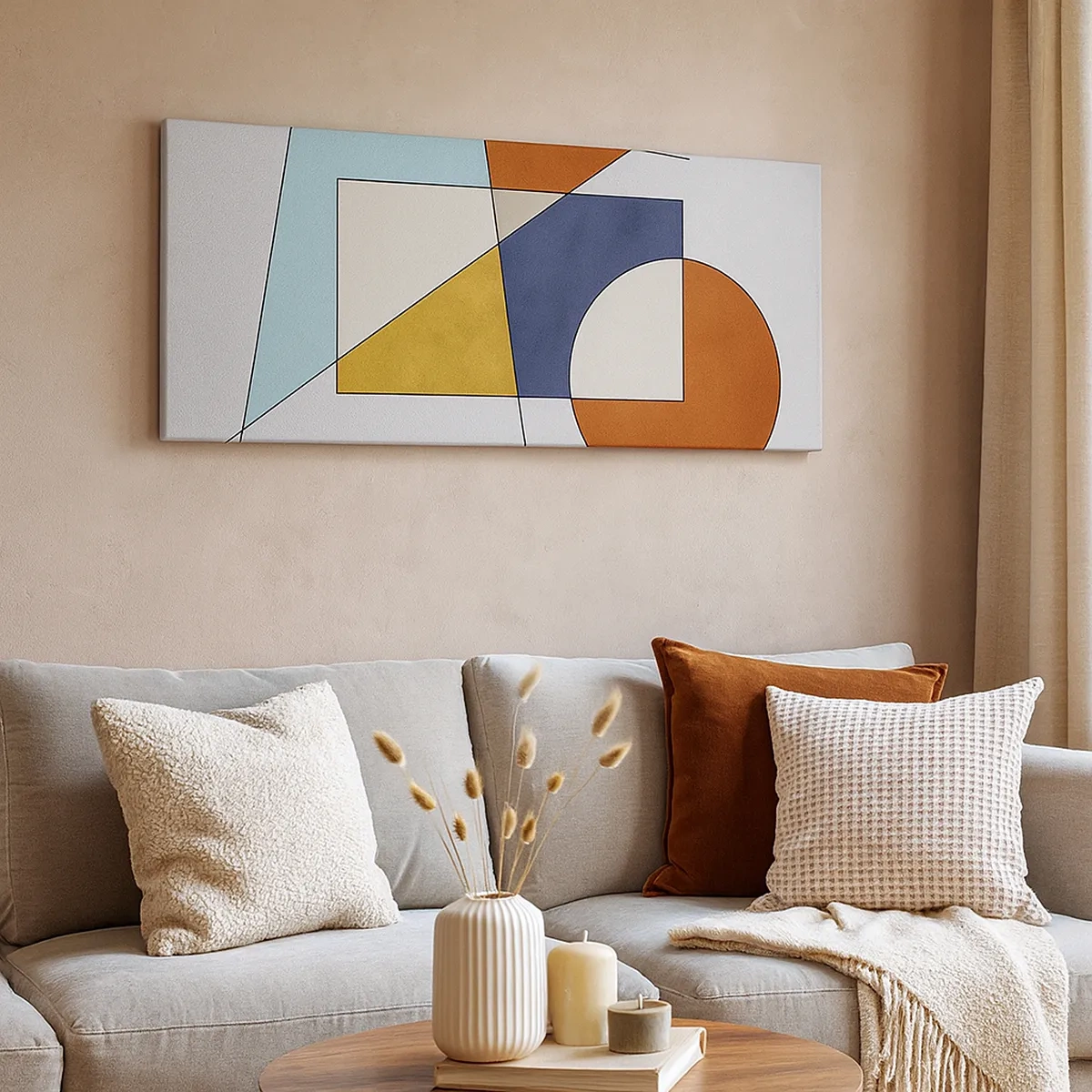 Obraz na plátně - Abstrakce: modernistická zábava - 30x30 cm