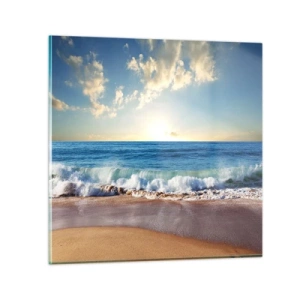 Obraz na skle - Pohyb a nehybnost zároveň - 40x40 cm