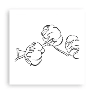 Plakát - Bavlněné chmýří - 50x50 cm