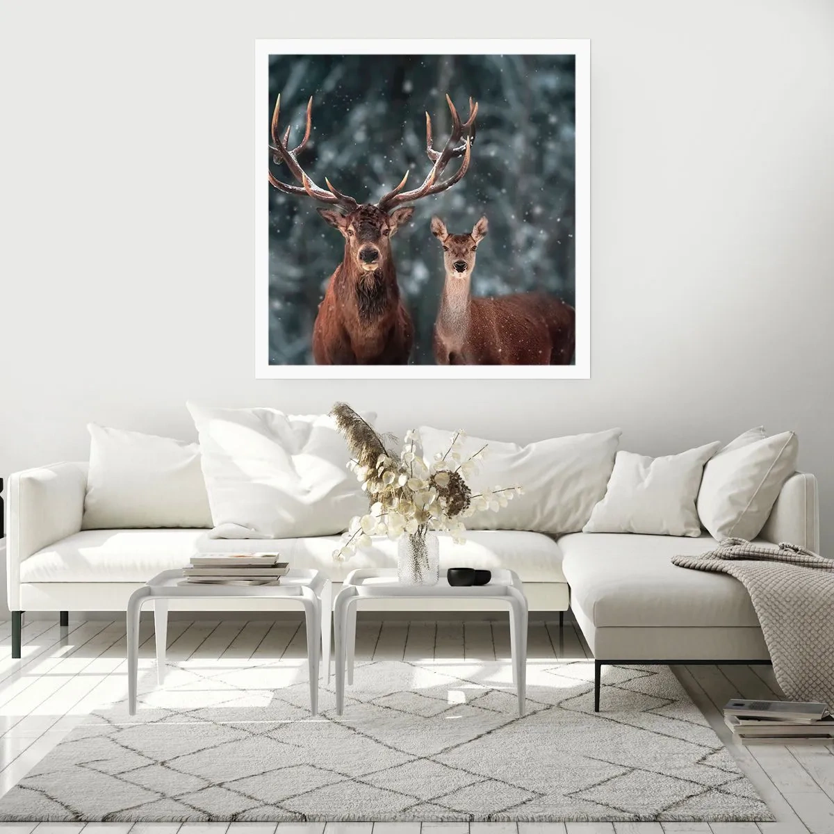 Plakát - Pán lesa se svou ženou - 60x60 cm