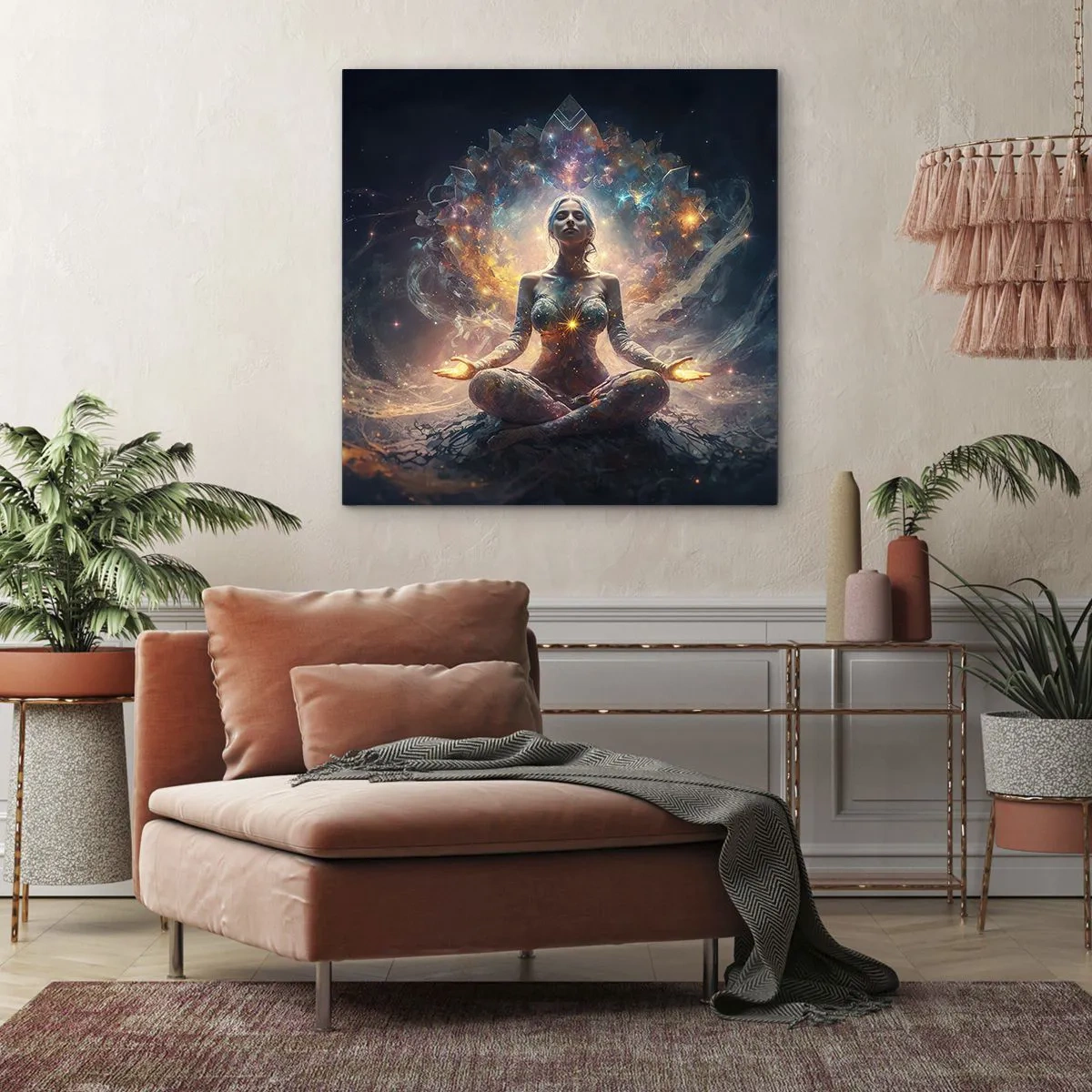 Obraz na plátně - Proudění dobré energie - 30x30 cm