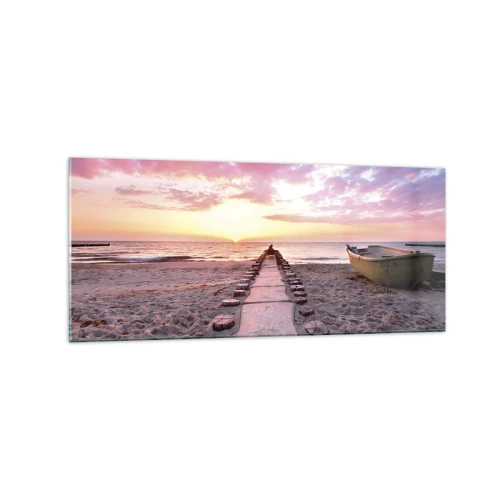 Obraz na skle - Okamžik hlubokého prožitku - 120x50 cm