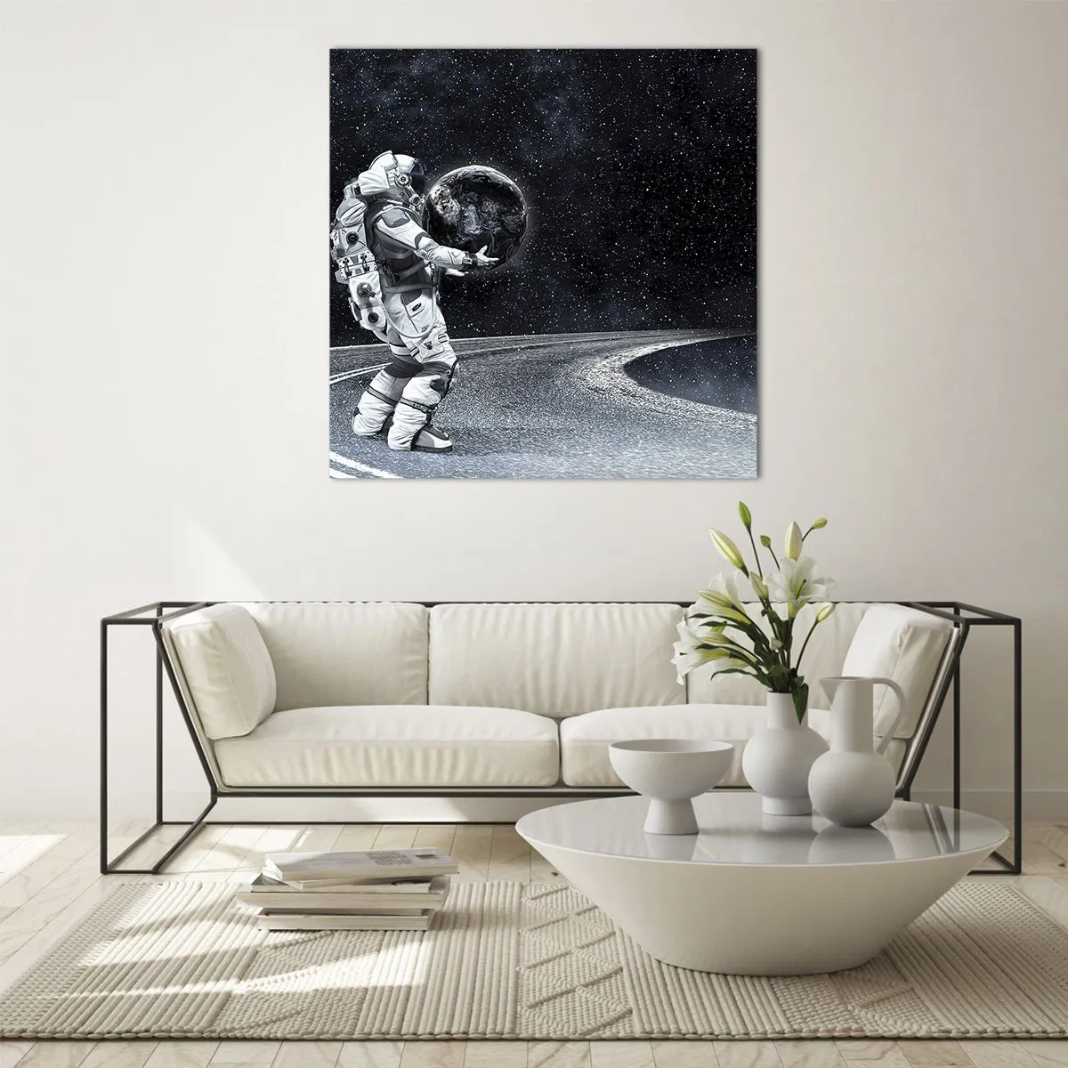 Obraz na skle - Na Mléčné dráze - 50x50 cm