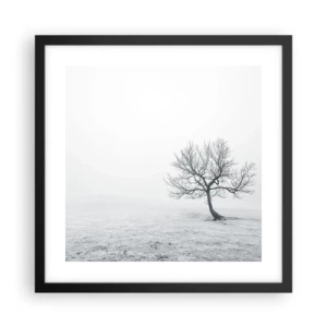 Plakát v černém rámu - Proti nicotě - 40x40 cm