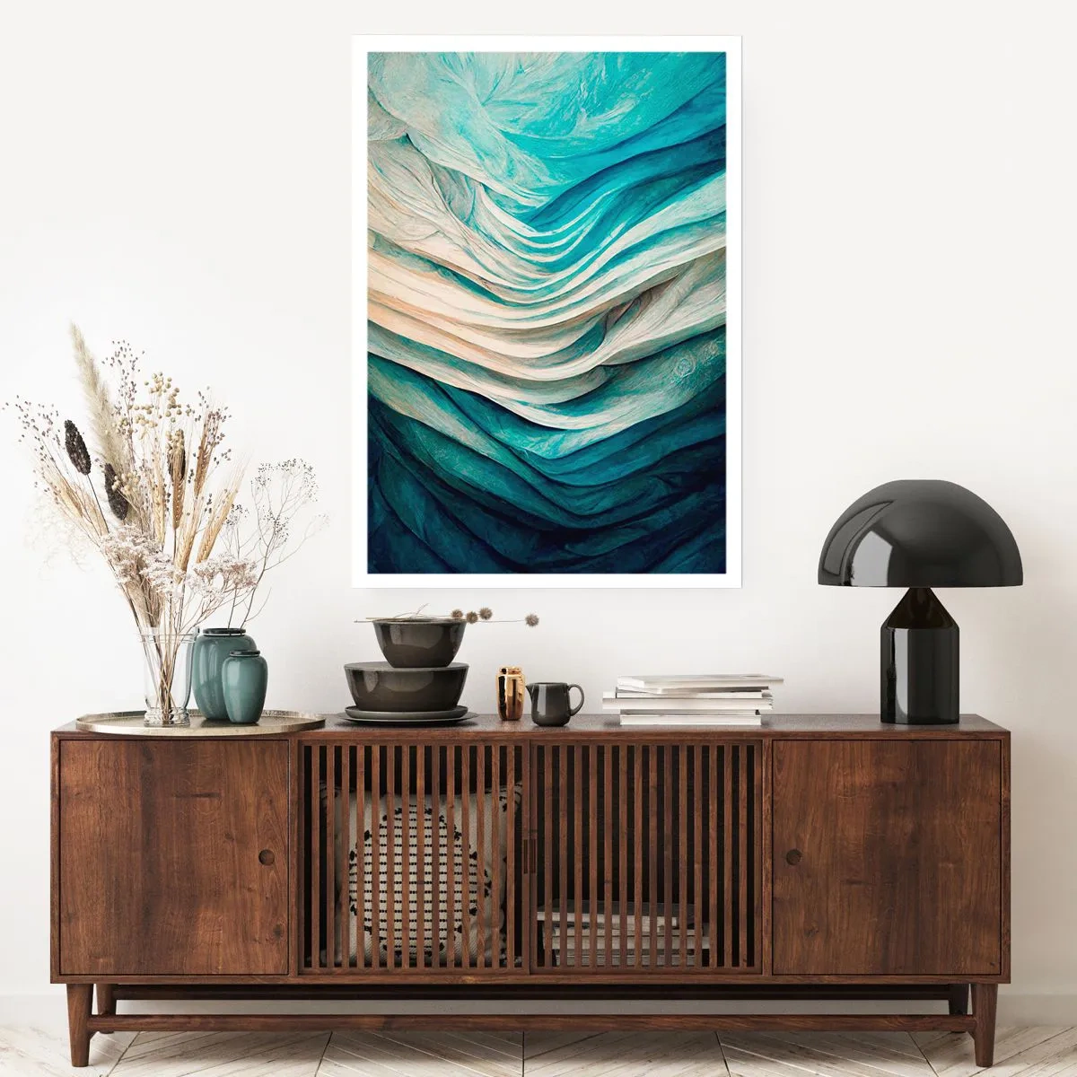 Plakát - Modrá neukojitelnost - 70x100 cm