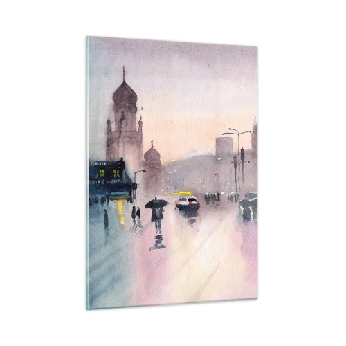 Obraz na skle - V deštivém oparu - 50x70 cm