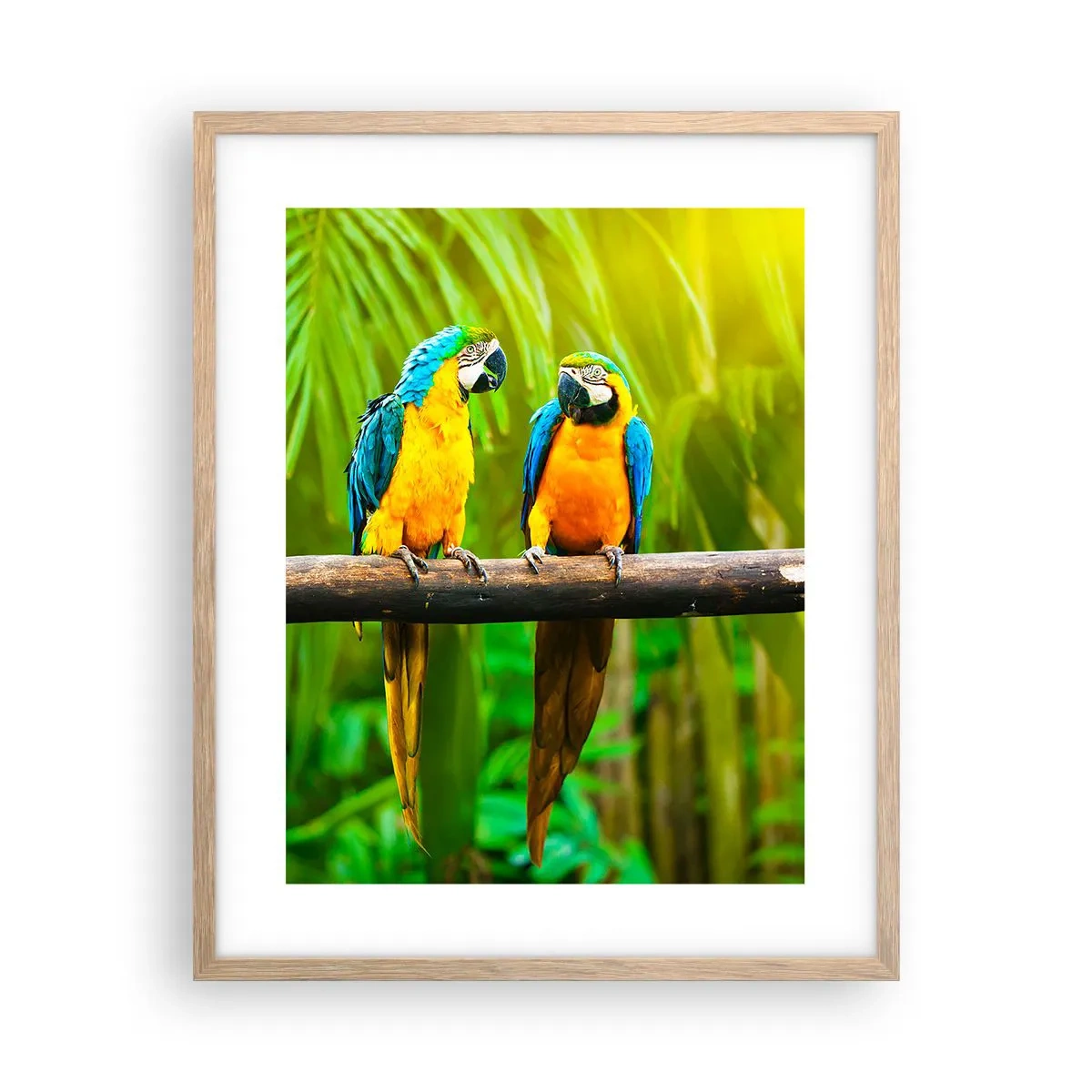 Plakát v rámu světlý dub - Slyšela jsi, že ona…? - 40x50 cm