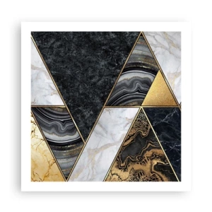 Plakát - Kámen vedle kamene - 60x60 cm