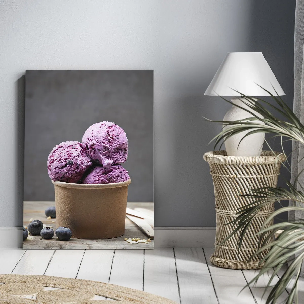 Obraz na plátně - Sladkost a chlad - 55x100 cm