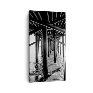 Obraz na plátně - Úkryt na pláži - 45x80 cm