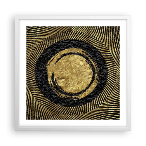 Plakát v bílém rámu - Glamour kompozice - 50x50 cm