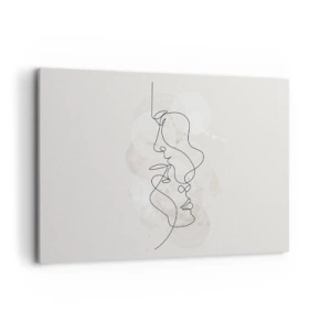 Obraz na plátně - Zamotaní v objetí - 100x70 cm