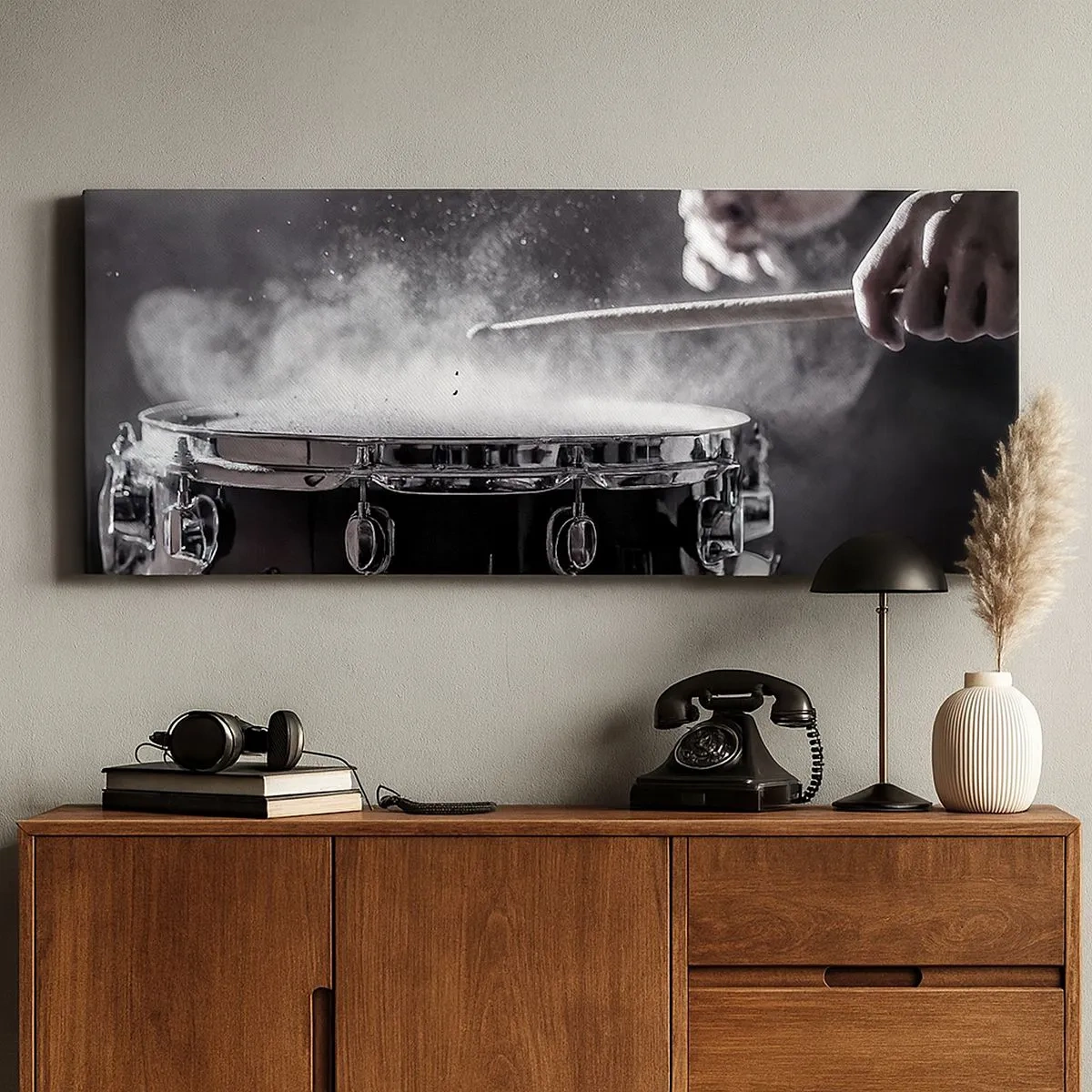 Obraz na plátně - Puls hudby - 100x40 cm