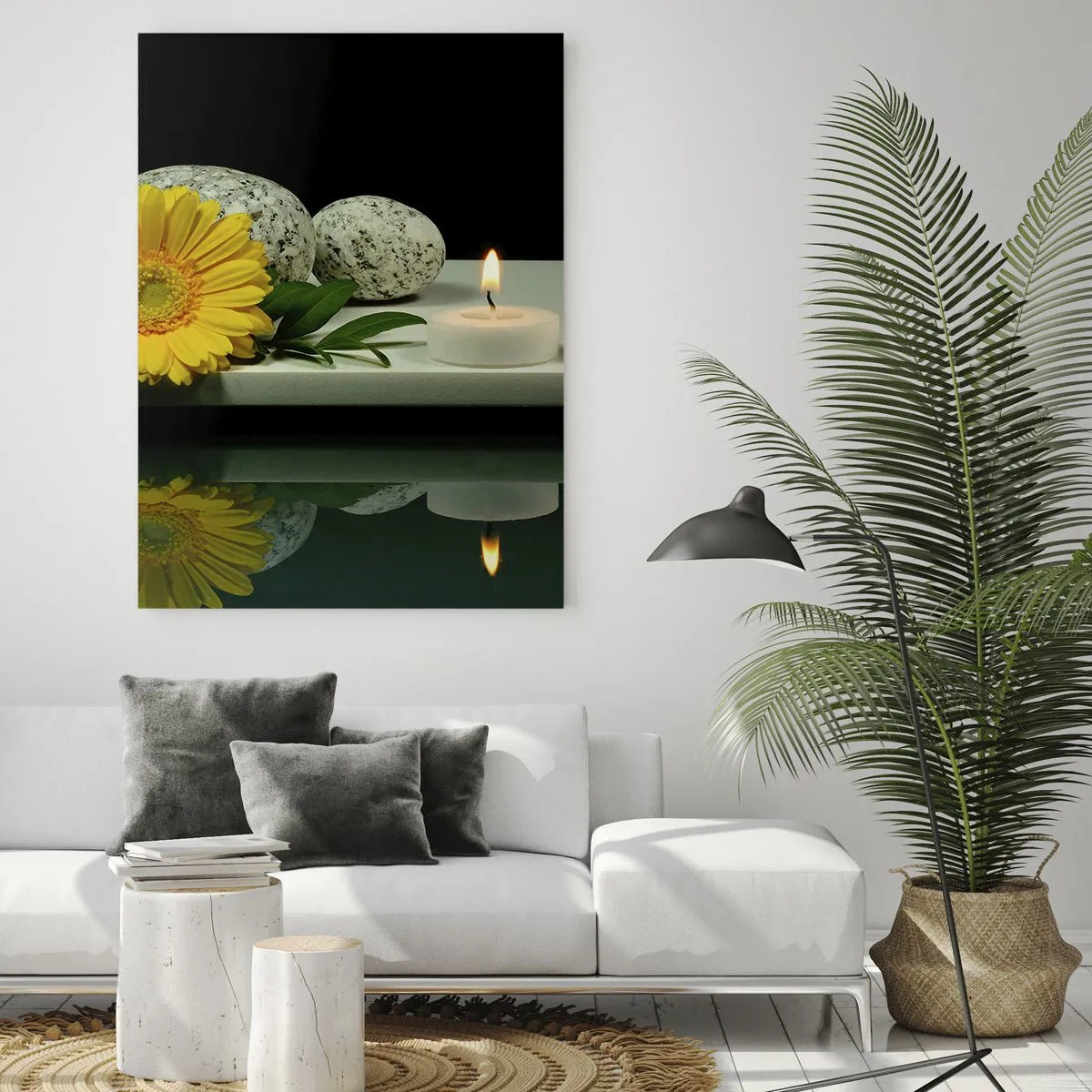 Obraz na skle - Ukojení smyslů - 50x70 cm
