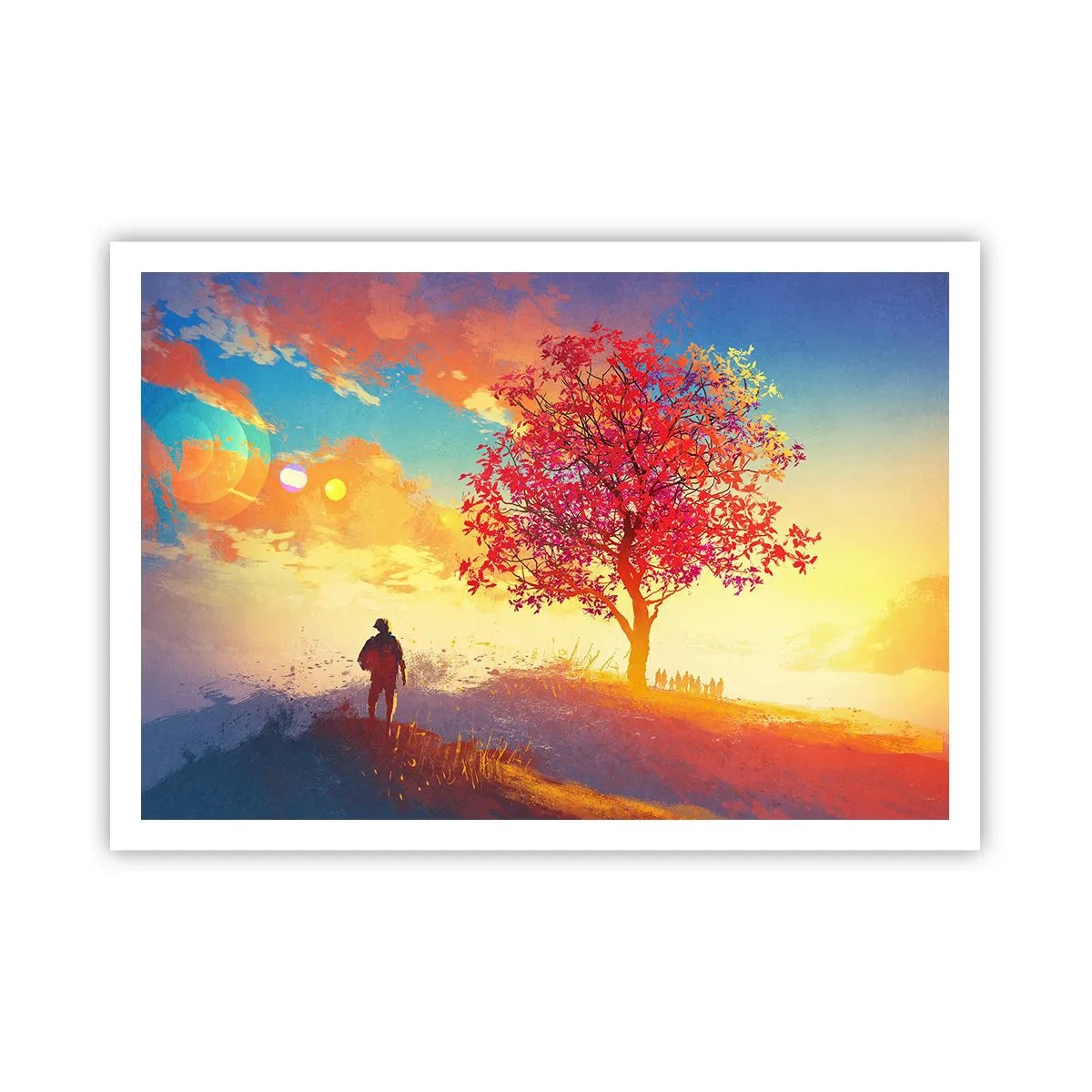 Plakát - Poutník u cíle - 100x70 cm