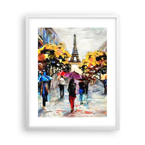 Plakát v bílém rámu - Na podzim zvlášť krásný - 40x50 cm