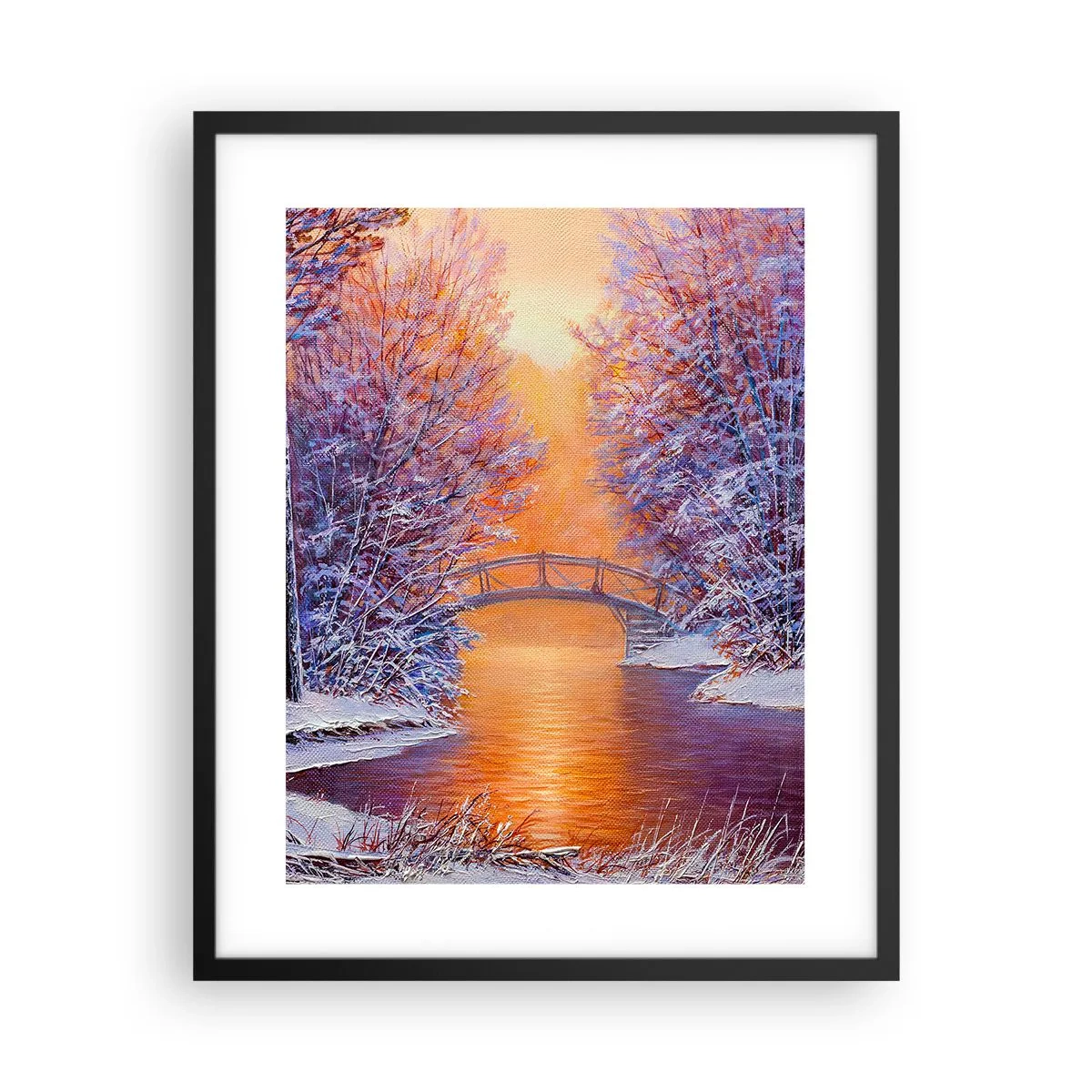 Plakát v černém rámu - Sejdeme se zde - 40x50 cm